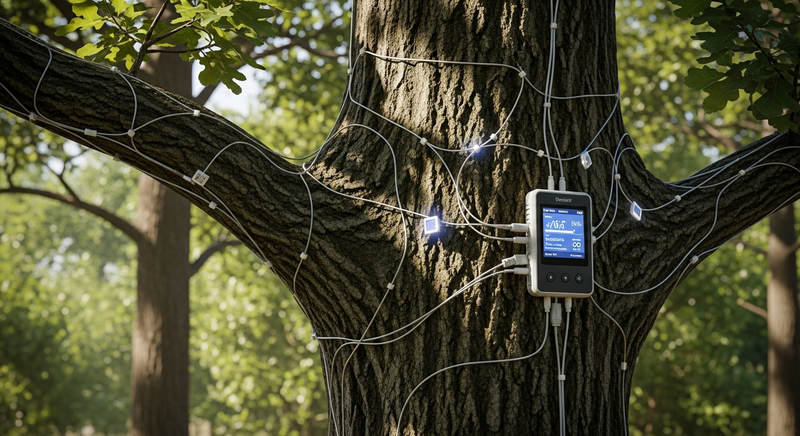 Tree Monitoring Technology: Real-Time Digital Solutions for Urban and Forest Tree Health Management — slide 1